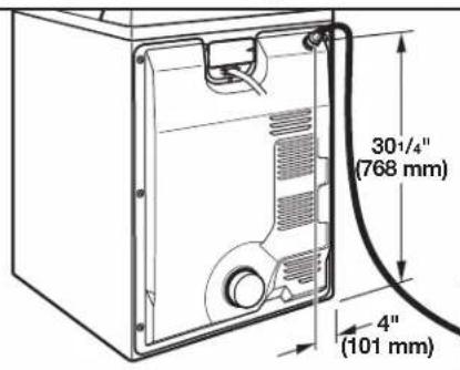 WHIRLPOOL YWED4815EW - Attach long hose to dryer fi ll valve and tighten coupling - 1