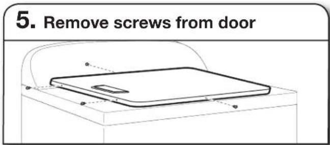 WHIRLPOOL YWED4815EW - REVERSE DOOR SWING (OPTIONAL) - 6