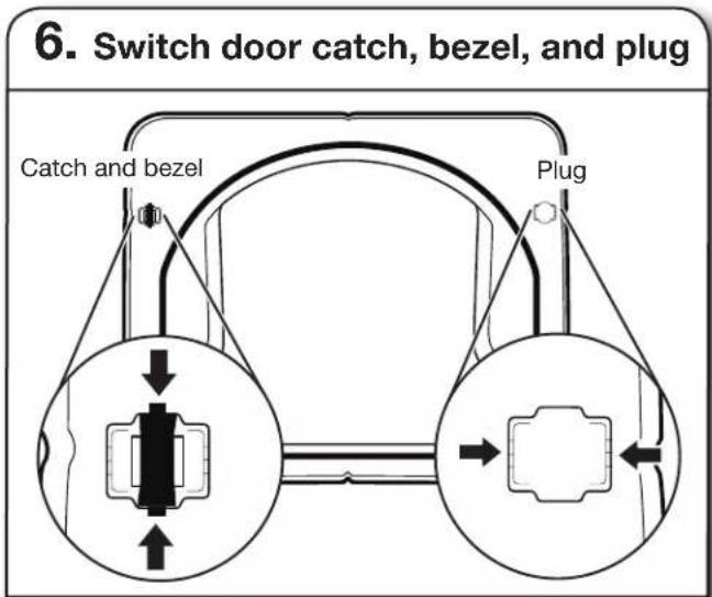 WHIRLPOOL YWED4815EW - REVERSE DOOR SWING (OPTIONAL) - 8