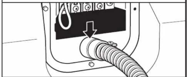 WHIRLPOOL YWED4815EW - Attach direct wire cable to strain relief - 1