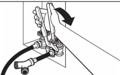 WHIRLPOOL YWED4815EW - Tighten couplings - 1
