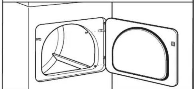 WHIRLPOOL YWED4815EW - REVERSE DOOR SWING (OPTIONAL) - 2