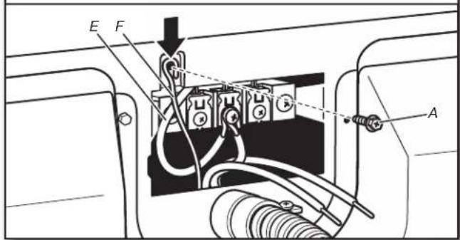WHIRLPOOL YWED4815EW - Connect ground wire - 1