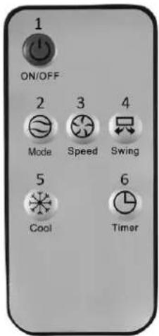 Emerio AC-123282.1 - Télécommande - 1