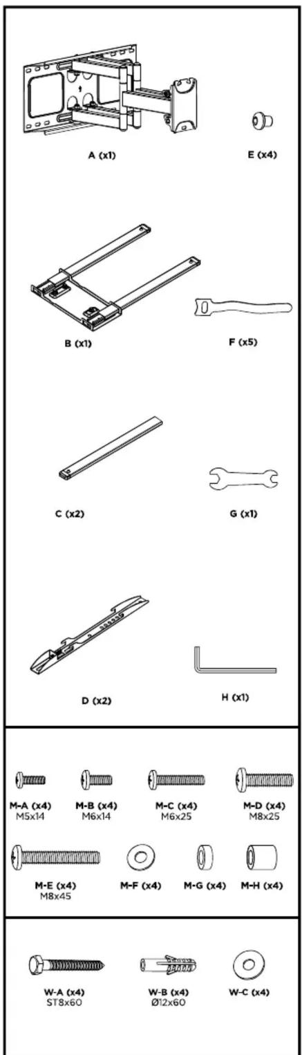 Gembird WM-80RT-02 - Specifications - 1