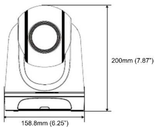 AVer DL30 - 尺寸 - 1