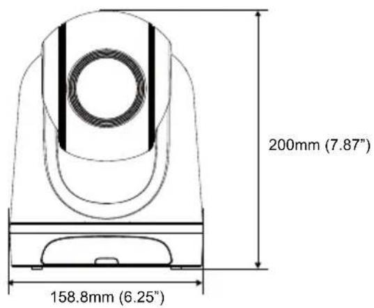 AVer DL30 - 製品寸法 - 1