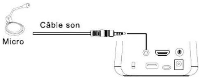 AVer AVerVision A30 - Connexion d'entré e audio - 1