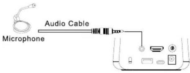 AVer AVerVision A30 - Audio Input Connection - 1