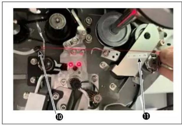 JUKI AW-3SD - 3-3. Comment enfiler le fil de canette sur le dispositif - 7