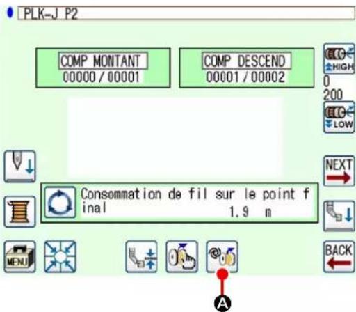 PLK-J P2 COMP MONTANT 00000 / 00001 COMP DESCEND 00001 / 00002 CONSOMMATION DE FIL SUR LE POINT F FINAL 1.9 m NEXT BACK