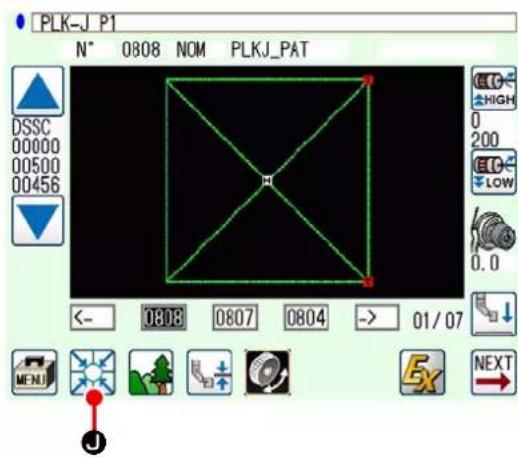 PLK-J P1 N° 0808 NOM PLKJ_PAT DSSC 00000 00500 00456 0.0 ← 0808 0807 0804 -> 01/07 ME-NU NEXT