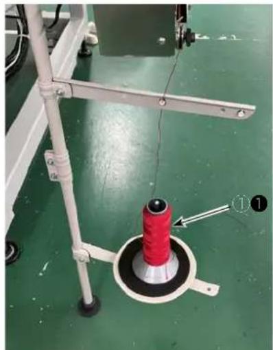 JUKI AW-3SD - 3-3. Comment enfiler le fil de canette sur le dispositif - 1