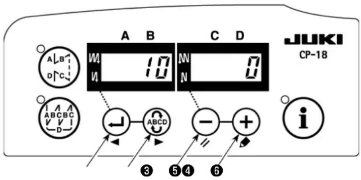 JUKI DNU-1541-7 - ■ How to set the needle bar position when the machine is stopped - 1