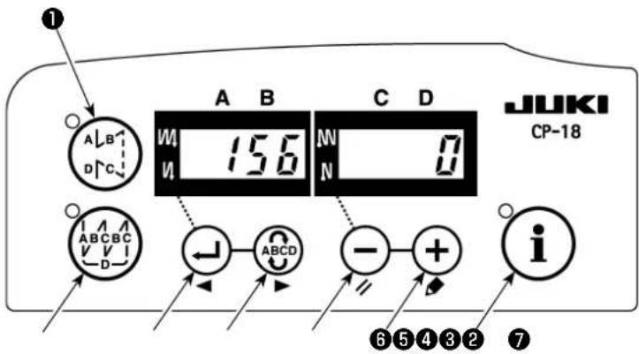 JUKI DNU-1541-7 - LU-2220N-7 NEEDLE THREAD CLAMP FUNCTION - 1