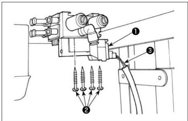 JUKI DNU-1541-7 - Installation of AK/air device - 1