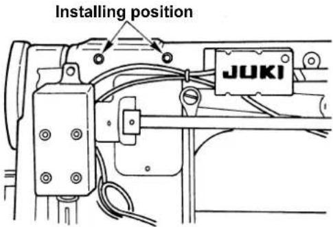 JUKI DNU-1541-7 - INSTALLING THE OPERATION BOX - 3