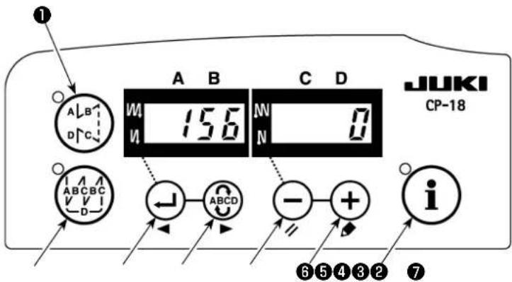 JUKI DNU-1541-7 - LU-2220N-7 FUNZIONE DI PINZATURA DEL FILO DELL'AGO - 1