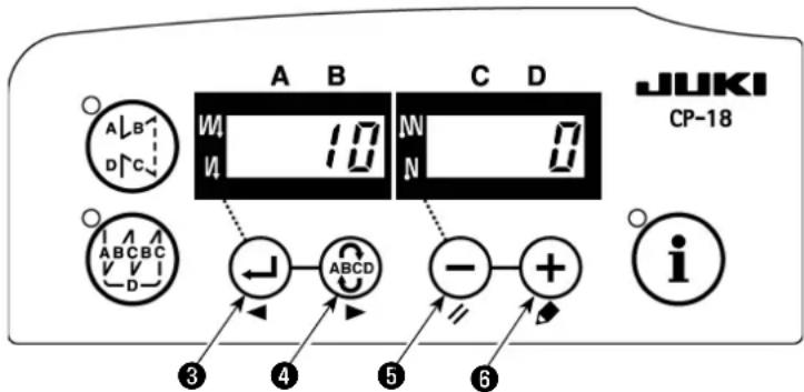 JUKI DNU-1541-7 - ■ Procédure de réglage de la position de la barre à aiguille lorsque la machine à coudre s'arrête - 1