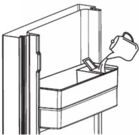 SCHNEIDER SCCB251HNFWDW - Remplissage du réservoir d'eau avec de l'eau - 1