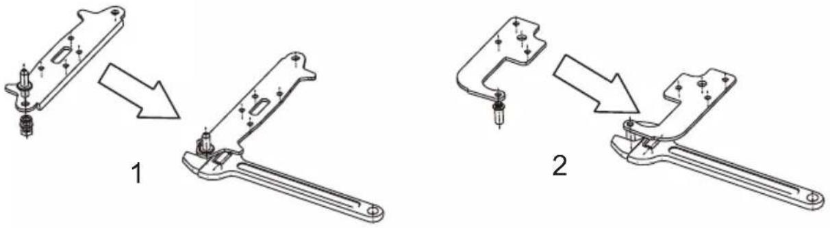 SCHNEIDER SCCB251HNFWDW - Réversibilité de la porte - 6