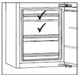 ASKO RFN31842EI - Sections du compartiment congélation - 1