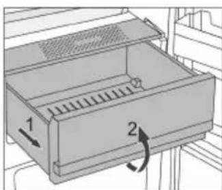 ASKO R31231I - Bacáfruitsetlégumesavecregulateurd'humiditéautomatique - 1