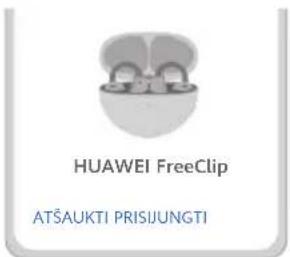 HUAWEI FreeClip - metodas: Nuo artumo priklausomas susiejimas - 1