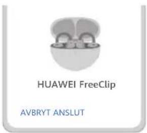 HUAWEI FreeClip - Metod 1: Närhetsparkoppling - 1
