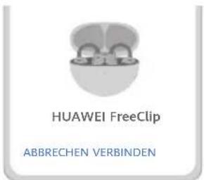 HUAWEI FreeClip - Methode 1: Nahbereichskopplung - 1