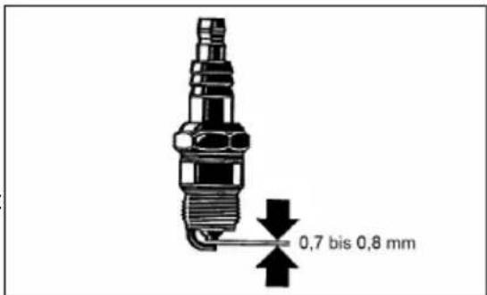 SOLO 163-55 - Checking the spark plug - 1