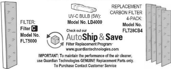 Guardian AC5350 - LAMP CONTAINS MERCURY - 5