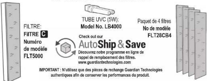Guardian AC5350 - L'AMPOULE CONTIENT DU MERCURE - 5