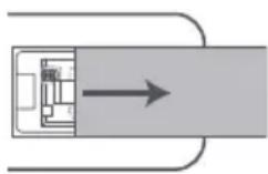 HISENSE AX3120G - Substituir as pilhas do controlo remoto - 1
