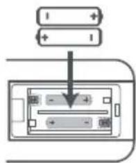 HISENSE AX3120G - Replace the Remote Control Battery - 2