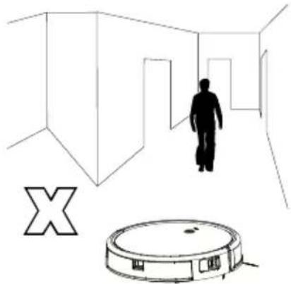 Prixton Roomie Smart - Halten Sie sich von den Roboter fern, wenn er in Betrieb ist - 1
