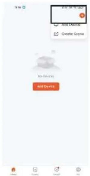 添加 - 请单击 Add Device Create Scene No Devices Add Device