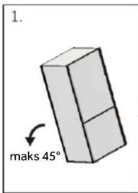 1. maks 45°