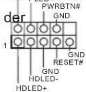 ASROCK FM2A58M-HD+ R2.0 - System Panel-Header Dieser Header unterstützt - 1