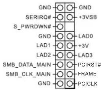 ASROCK FM2A58M-HD+ R2.0 - Terminal TPM - 1