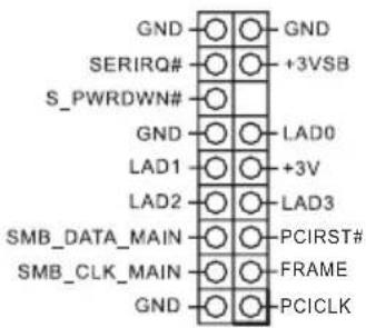 ASROCK FM2A78M-HD+ R2.0 - Cabezal TPM - 1