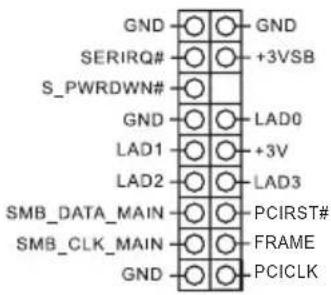 ASROCK FM2A78M-HD+ R2.0 - Terminal TPM - 1