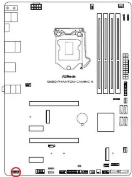 ASROCK B460 Phantom Gaming 4 - オンボードのヘッダーとコネクター - 10