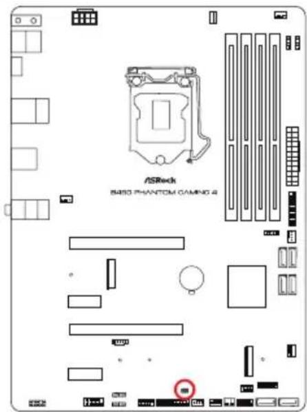 ASROCK B460 Phantom Gaming 4 - ジャンパー設定 - 3