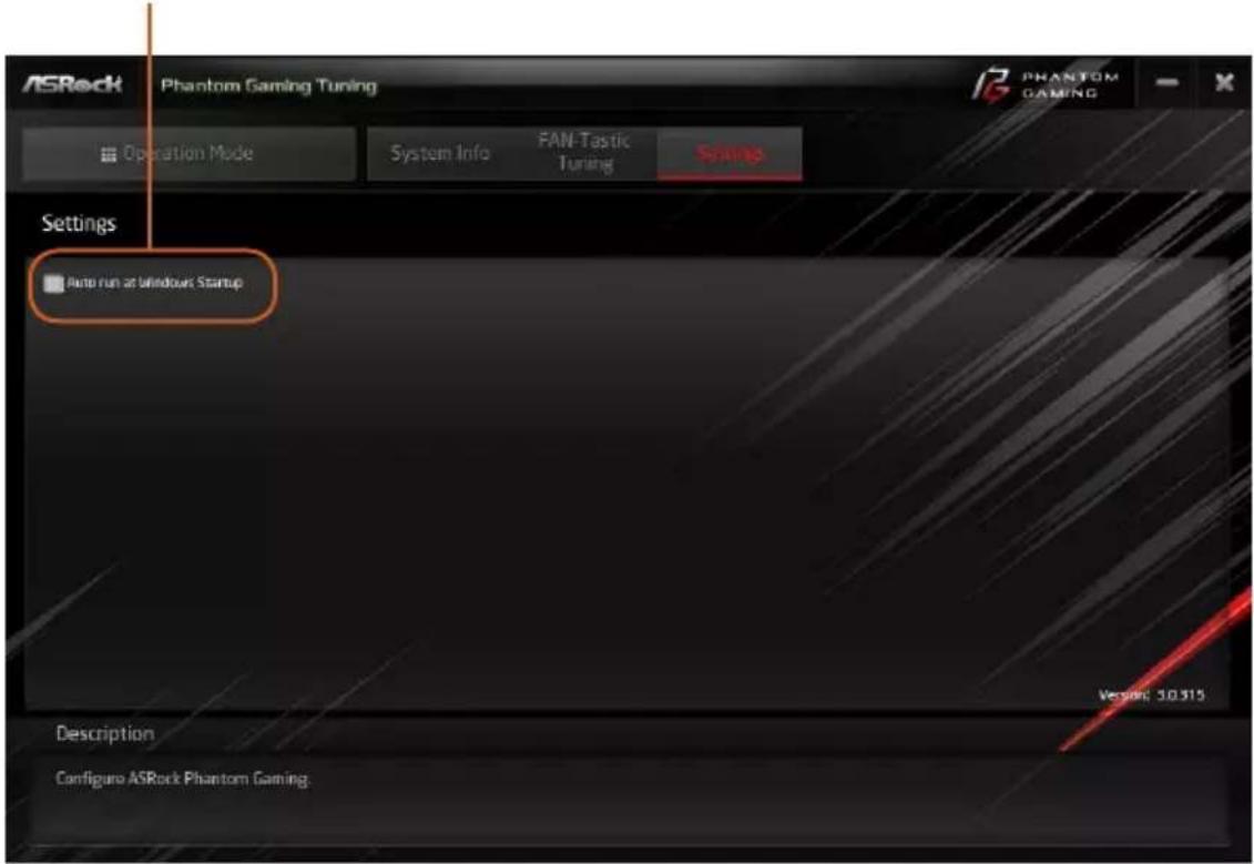 ASROCK B460 Phantom Gaming 4 - Settings (設定) - 1