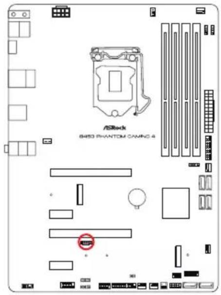 ASROCK B460 Phantom Gaming 4 - オンボードのヘッダーとコネクター - 26