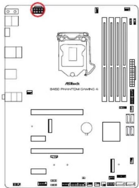 ASROCK B460 Phantom Gaming 4 - オンボードのヘッダーとコネクター - 20