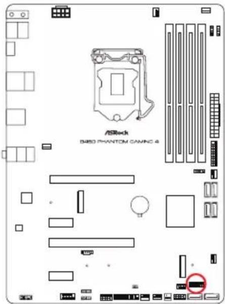 ASROCK B460 Phantom Gaming 4 - オンボードのヘッダーとコネクター - 24