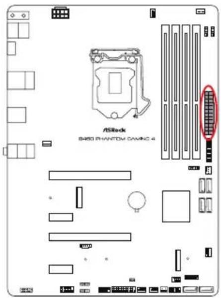ASROCK B460 Phantom Gaming 4 - オンボードのヘッダーとコネクター - 18