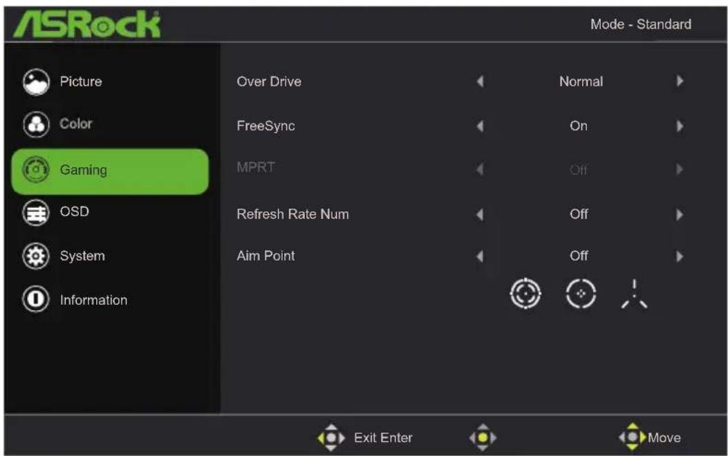 ASROCK CL25FF - Menus OSD - 3